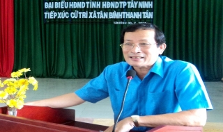 Đại biểu HĐND 2 cấp  tiếp xúc cử tri 2 xã Tân Bình và Thạnh Tân - thành phố Tây Ninh