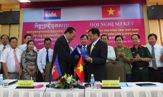 Đẩy mạnh hợp tác giữa tỉnh Đồng Tháp với tỉnh Banteay Meanchey