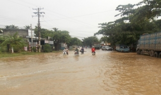 Tân Châu: Mưa lớn gây ngập cục bộ nhiều nơi
