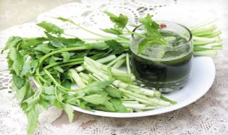 Chữa bệnh bằng rau cần nước