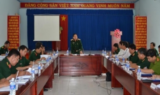 Bộ Tư lệnh Quân khu 7: Kiểm tra công tác chuẩn bị diễn tập chiến đấu trị an tại Châu Thành