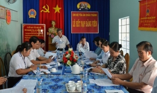 Ban Pháp chế HĐND huyện Châu Thành giám sát Viện KSND huyện