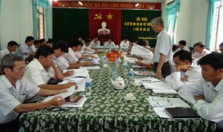 Phó Chủ tịch UBND tỉnh Huỳnh Văn Quang làm việc với lãnh đạo huyện Trảng Bàng