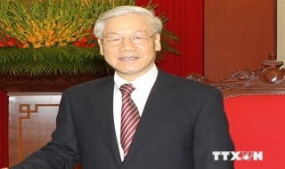 Tổng Bí thư Nguyễn Phú Trọng trả lời phỏng vấn của Yonhap
