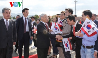 Tổng Bí thư Nguyễn Phú Trọng kết thúc tốt đẹp chuyến thăm Hàn Quốc