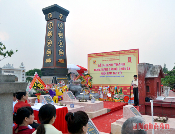 Khu nghĩa trang được tôn tạo lại mới.