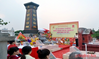 Hoàn thành tôn tạo Nghĩa trang CBCS Miền Nam tập kết