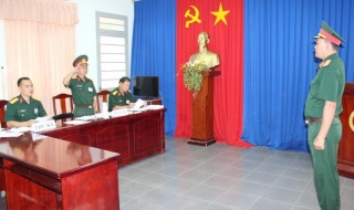 Bộ CHQS tỉnh: Kiểm tra chính trị sĩ quan cấp tá