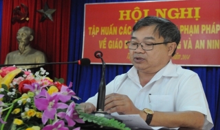 Tập huấn văn bản quy phạm pháp luật về giáo dục quốc phòng và an ninh