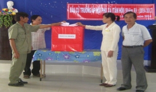 Tân Châu hoàn thành công tác bầu cử trưởng ấp
