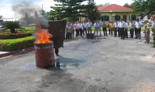 Tân Biên: Tập huấn phòng cháy chữa cháy, cứu nạn cứu hộ