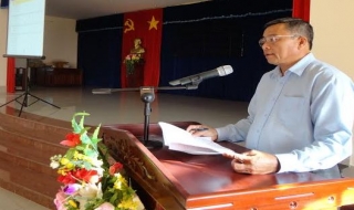 Bến Cầu: Tổ chức lấy ý kiến đóng góp Quy hoạch tổng thể phát triển KT-XH huyện đến năm 2020