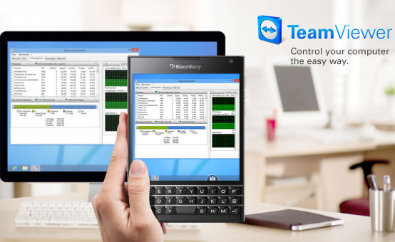 TeamViewer đã có mặt trên BlackBerry 10