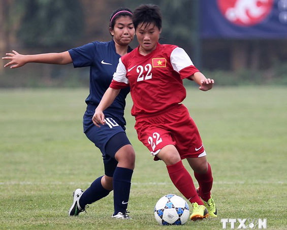 Các cầu thủ U19 nữ Việt Nam giành chiến thắng ấn tượng.
