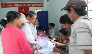 Huyện Dương Minh Châu tiến hành bầu cử trưởng ấp/khu phố