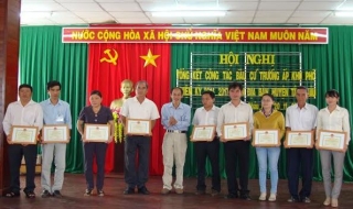 Tân Châu: Tổng kết công tác bầu cử trưởng ấp, trưởng khu phố
