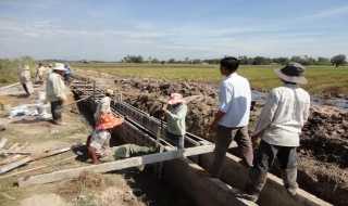 Bến Cầu: Đầu tư trên 3,5 tỷ đồng bê tông hoá kênh N6