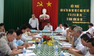 Phó chủ tịch UBND tỉnh Huỳnh Văn Quang làm việc tại Trảng Bàng