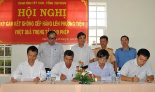Ký cam kết không chở hàng quá tải