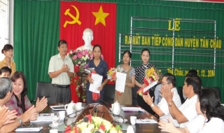 Thành lập Ban Tiếp công dân huyện Tân Châu