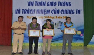 Hội LHTNVN tỉnh tổ chức hội thi An toàn giao thông