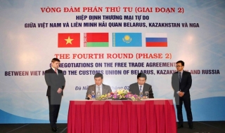 Kết thúc đàm phán thương mại tự do Việt Nam-Liên minh hải quan