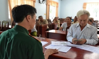 Châu Thành: Chi trả chế độ trợ cấp một lần cho các đối tượng