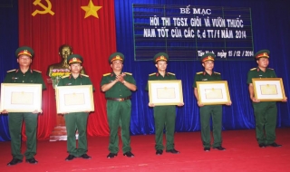 Sư đoàn 5: Tổ chức hội thi Tăng gia sản xuất giỏi và vườn thuốc nam tốt