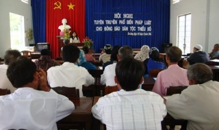 Tuyên truyền, phổ biến pháp luật cho đồng bào dân tộc thiểu số