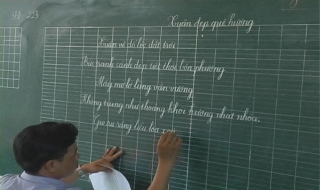 Khai mạc hội thi Vở sạch, chữ đẹp huyện Dương Minh Châu