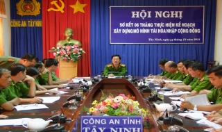 CATN: Sơ kết 6 tháng thực hiện kế hoạch xây dựng mô hình tái hòa nhập cộng đồng