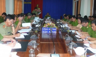 Sơ kết đợt cao điểm tấn công trấn áp tội phạm trộm cắp tài sản