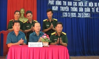 Ban CHQS các huyện/thành phố: Phát động đợt thi đua cao điểm