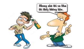 Khi bợm nhậu nói sao cũng được