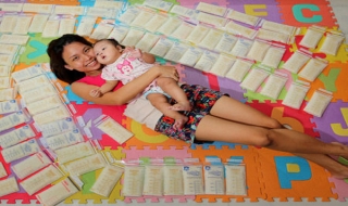 Bà mẹ có đủ sữa để nuôi 15 đứa trẻ
