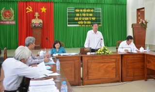 Đoàn ĐBQH đơn vị tỉnh Tây Ninh giám sát các cơ quan tư pháp huyện Tân Châu