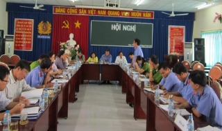Đoàn ĐBQH đơn vị tỉnh Tây Ninh giám sát công tác tư pháp tại Châu Thành