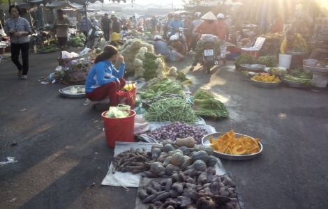 Chung quanh chuyện thu phí chợ đối với các tiểu thương buôn bán trên lòng, lề đường ở chợ thành phố Tây Ninh