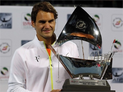 Federer bảo vệ thành công ngôi vô địch giải Dubai