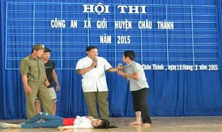Châu Thành: Tổ chức hội thi Công an xã giỏi năm 2015