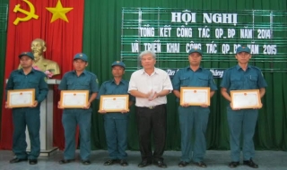 Tân Biên: Tổng kết công tác quốc phòng - địa phương năm 2014
