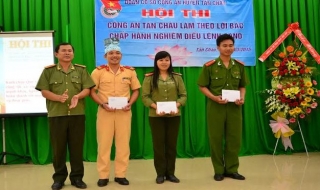 Công an Tân Châu làm theo lời Bác