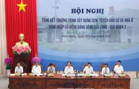 Tạo chỗ ở an toàn cho 1 triệu dân vùng lũ ĐBSCL