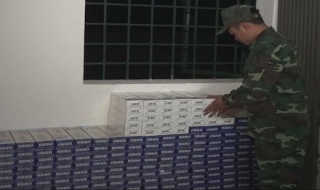 Đồn BP Mộc Bài: Tịch thu gần 10.000 gói thuốc lá nhập lậu