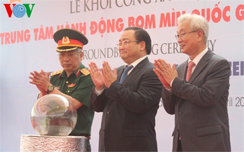 Khởi công xây dựng Trung tâm Hành động bom mìn quốc gia Việt Nam