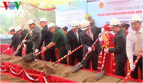 Khởi công xây dựng Trung tâm Hành động bom mìn quốc gia Việt Nam