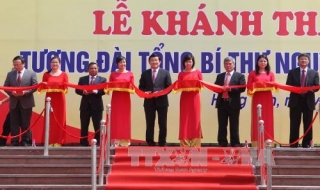 Khánh thành tượng đài Tổng Bí thư Nguyễn Văn Linh