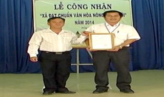 Châu Thành: Công nhận xã Đồng Khởi đạt xã văn hóa nông thôn mới