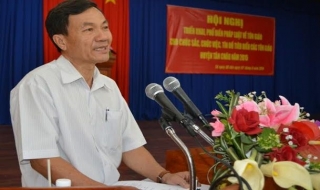 Phổ biến pháp luật cho tín đồ tôn giáo huyện Tân Châu