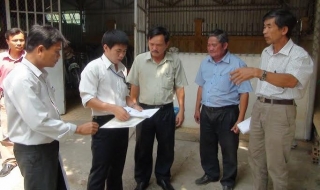 Kiểm tra việc quản lý, sử dụng đất tại các trụ sở làm việc huyện Trảng Bàng